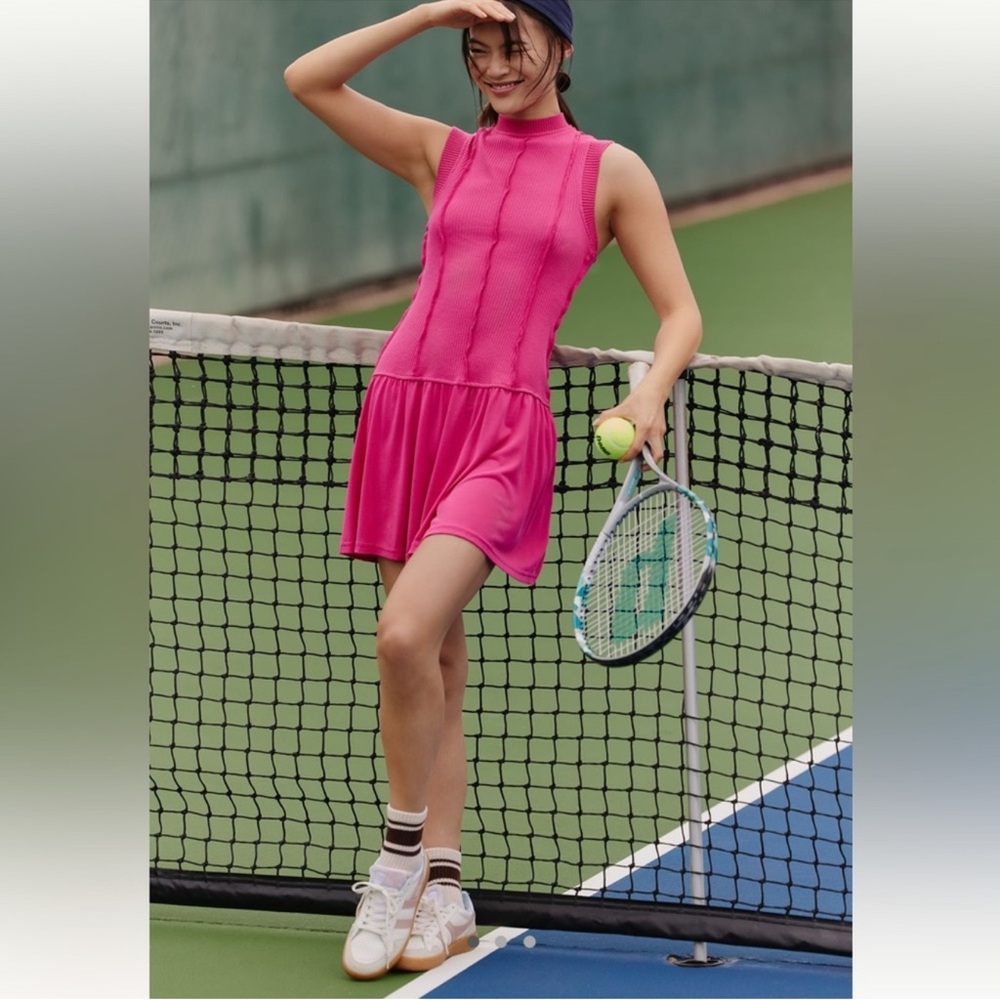 NWT Anthropologie Daily Practice Buzzer Beater
Sleeveless Mini Dress Sz M
